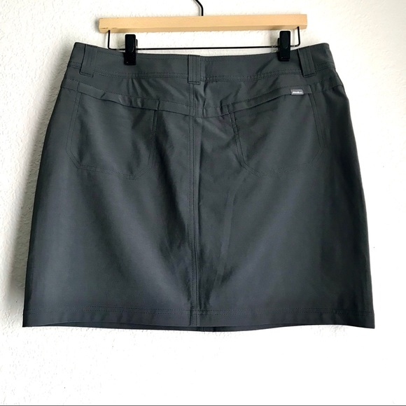New Eddie Bauer Adventurer 2.0 Skort Grey size 10 - Picture 2 of 5